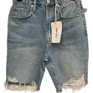 Women’s FRAME Bermuda Jean Shorts NWT Size 25